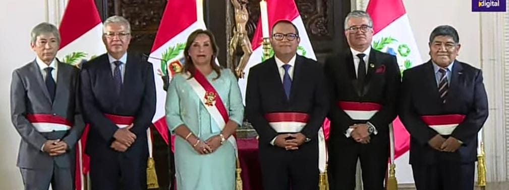Nuevos Ministros en el Gobierno de Dina&nbsp;Boluarte