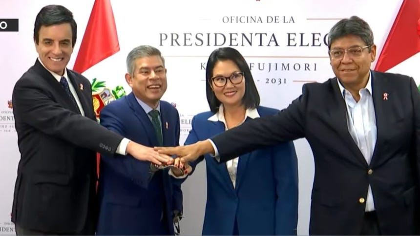 Keiko Fujimori presenta a los primeros integrantes de su Gabinete Ministerial